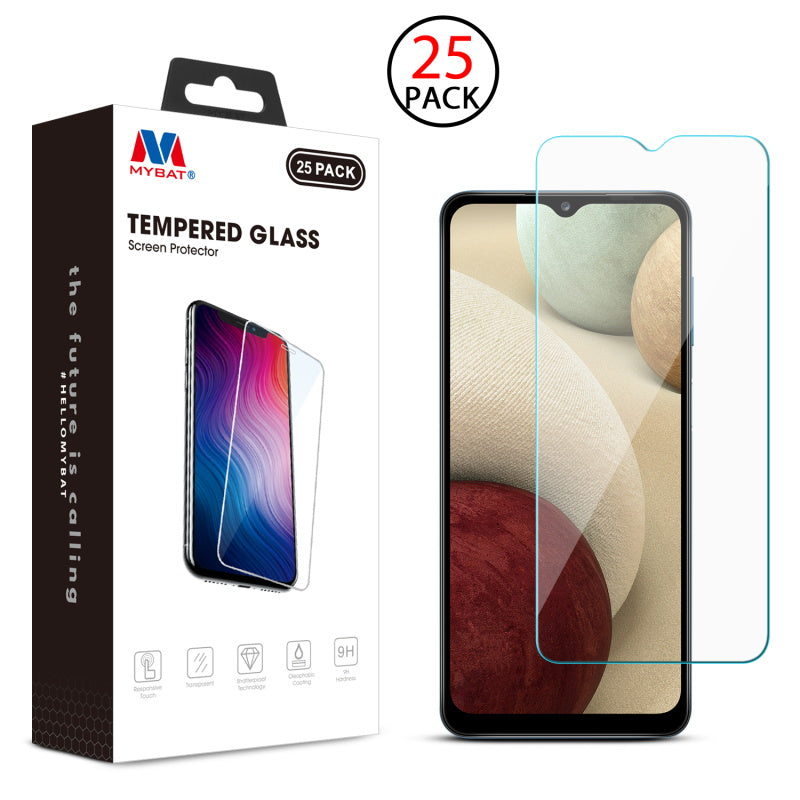 MyBat Tempered Glass Screen Protector (2.5D)(25-pack) for Samsung Galaxy A12 5G - Clear