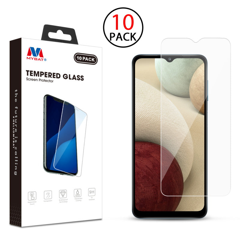 MyBat Tempered Glass Screen Protector (2.5D)(10-pack) for Samsung Galaxy A12 5G - Clear