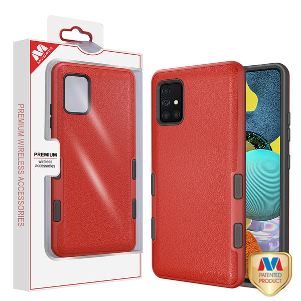 MyBat TUFF Subs Series Case for Samsung Galaxy A51 5G - Natural Red / Black