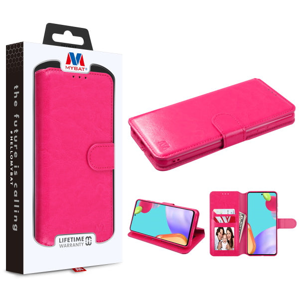 MyBat MyJacket Wallet Element Series for Samsung Galaxy A52 5G - Hot Pink