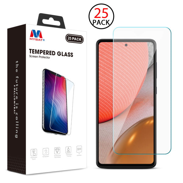 MyBat Tempered Glass Screen Protector (2.5D)(25-pack) for Samsung Galaxy A72 5G - Clear