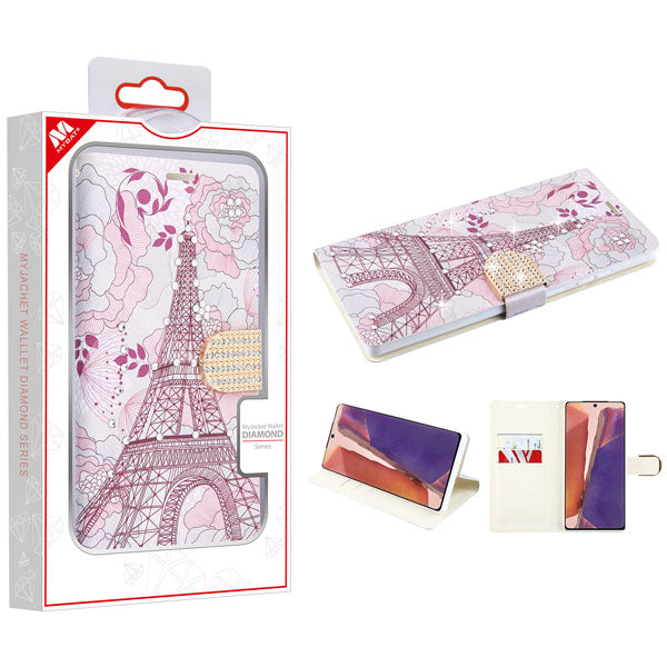 MyBat MyJacket Wallet Diamond Series for Samsung Galaxy Note 20 - Eiffel Tower