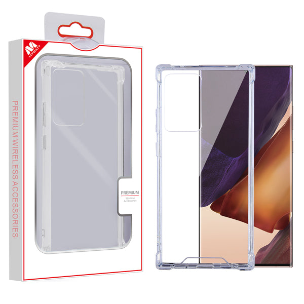 MyBat Sturdy Gummy Cover for Samsung Galaxy Note 20 Ultra - Highly Transparent Clear / Transparent Clear