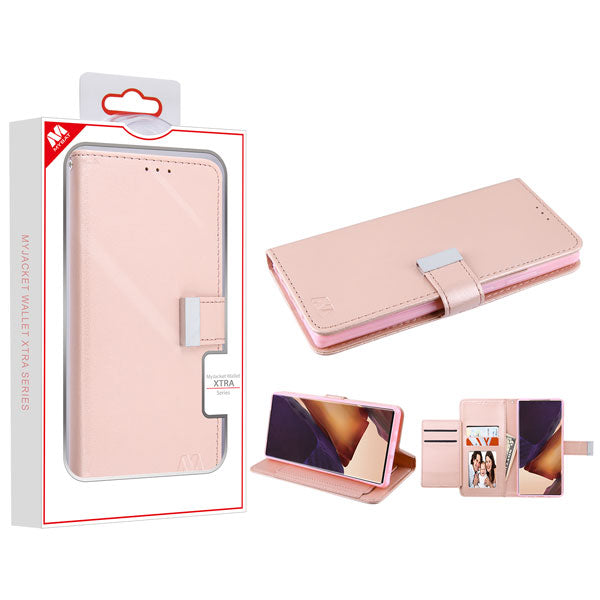 MyBat MyJacket Wallet Xtra Series for Samsung Galaxy Note 20 Ultra - Rose Gold