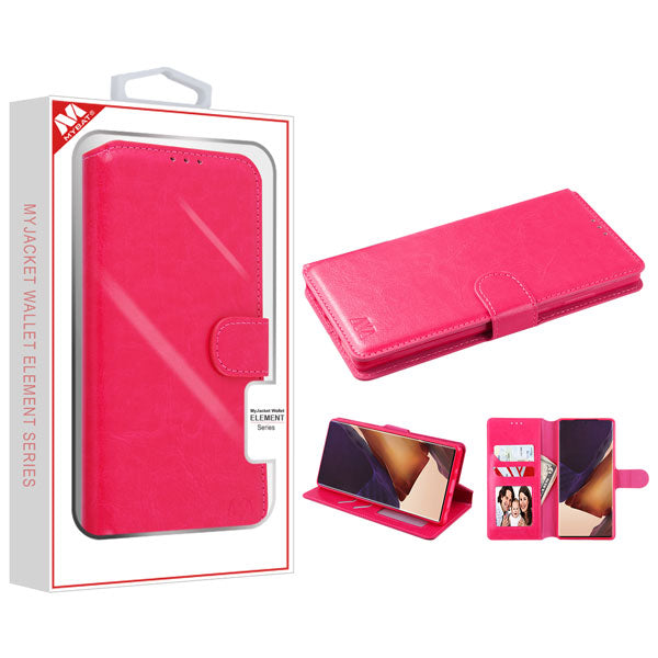 MyBat MyJacket Wallet Element Series for Samsung Galaxy Note 20 Ultra - Hot Pink