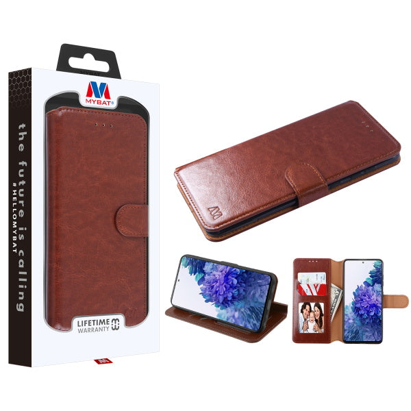 MyBat MyJacket Wallet Element Series for Samsung Galaxy S20 Fan Edition - Brown