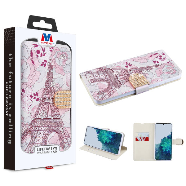 MyBat MyJacket Wallet Diamond Series for Samsung Galaxy S21 - Eiffel Tower