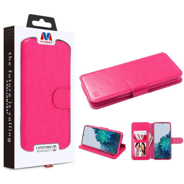 MyBat MyJacket Wallet Element Series for Samsung Galaxy S21 Plus - Hot Pink