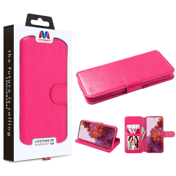 MyBat MyJacket Wallet Element Series for Samsung Galaxy S21 Ultra - Hot Pink