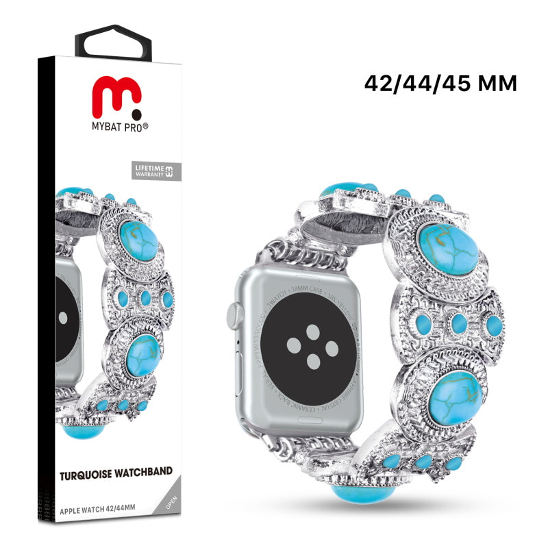 MyBat Pro Turquoise Watchband for Apple Watch Series 4 44mm/Watch Series 7 45mm / Watch SE 44mm - Turquoise