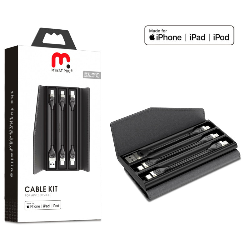 MyBat Pro MFi Cable Kit - Black