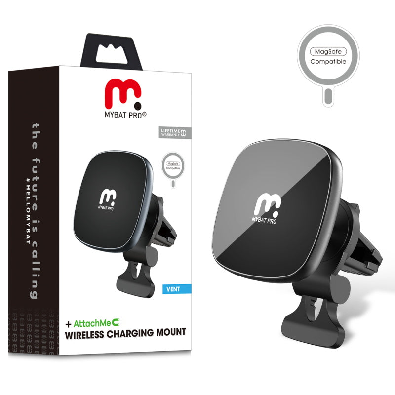 MyBat Pro Magnetic Wireless Car Charger - Black