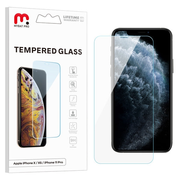 MyBat Pro Tempered Glass Screen Protector (2.5D) for Apple iPhone XS/X / 11 Pro - Clear