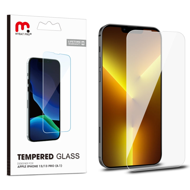 MyBat Pro Tempered Glass Screen Protector (2.5D) for Apple iPhone 13 (6.1) / 13 Pro (6.1) - Clear