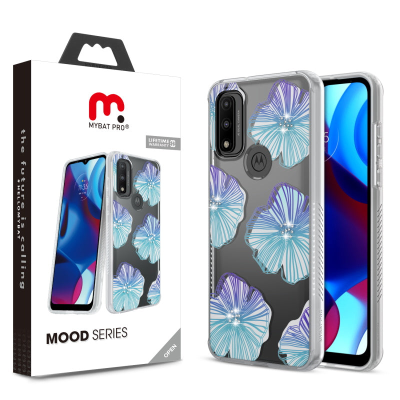 MyBat Pro Mood Series Case (with Diamonds) for Motorola Moto G Pure - Seashell