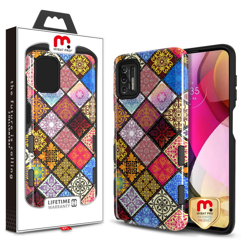 MyBat Pro TUFF Subs Series Case for Motorola Moto G Stylus (2021) - Mediterranean / Black
