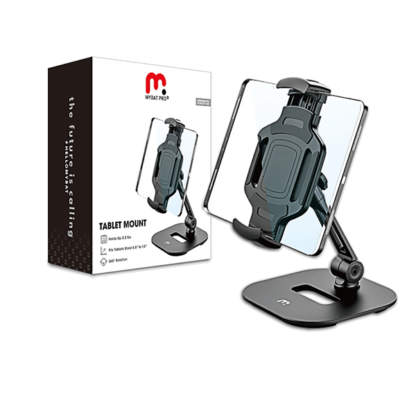 MyBat Pro Adjustable Tablet Stand Holder - Black