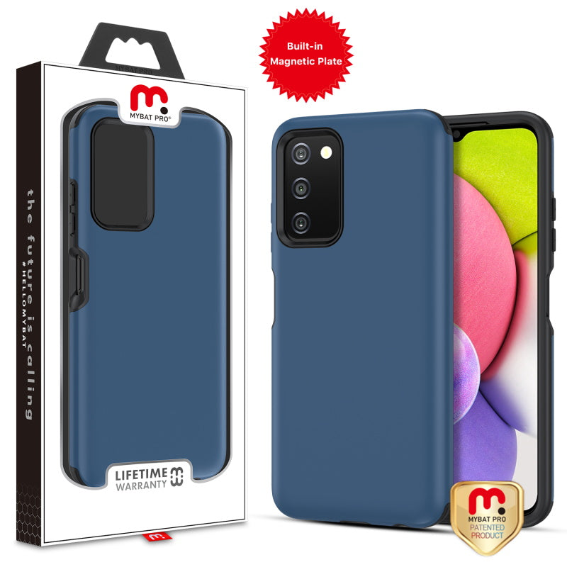 MyBat Pro Fuse Series Case with Magnet for Samsung Galaxy A037U / Galaxy A03s - Ink Blue