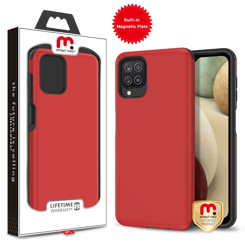 MyBat Pro Fuse Series Case with Magnet for Samsung Galaxy A12 5G - Red