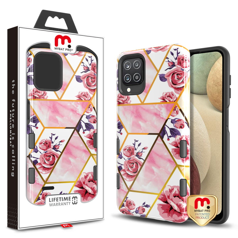 MyBat Pro TUFF Subs Series Case for Samsung Galaxy A12 5G - Rose Marble