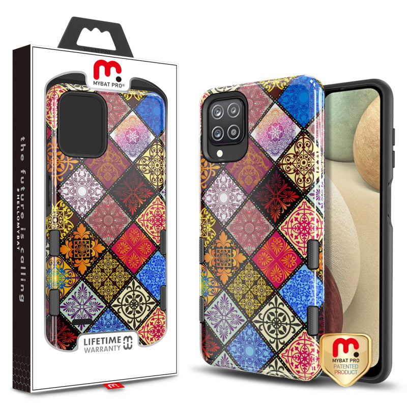 MyBat Pro TUFF Subs Series Case for Samsung Galaxy A12 5G - Mediterranean / Black