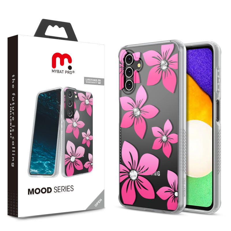 MyBat Pro Mood Series Case (with Diamonds) for Samsung Galaxy A13 5G - Blossom