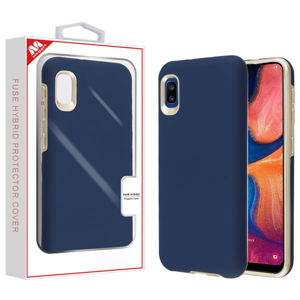 MyBat Fuse Series Case for Samsung Galaxy A10E - Ink Blue / Gold