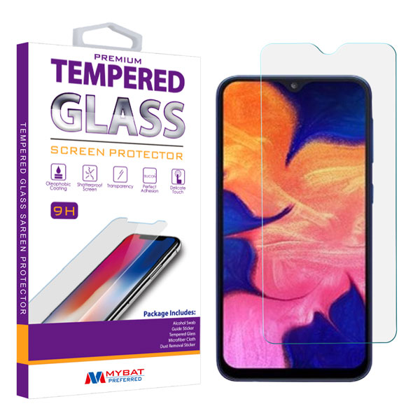 MyBat Tempered Glass Screen Protector (2.5D) for Samsung Galaxy A10E - Clear