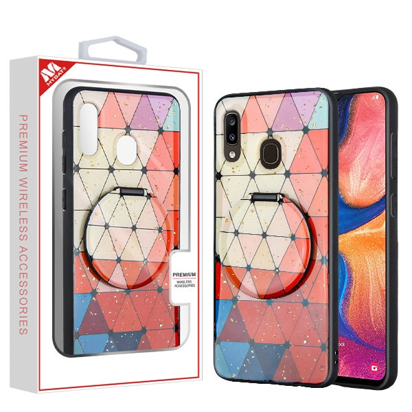 MyBat Mirror Hybrid Case for Samsung Galaxy A20 - Triangle Squad