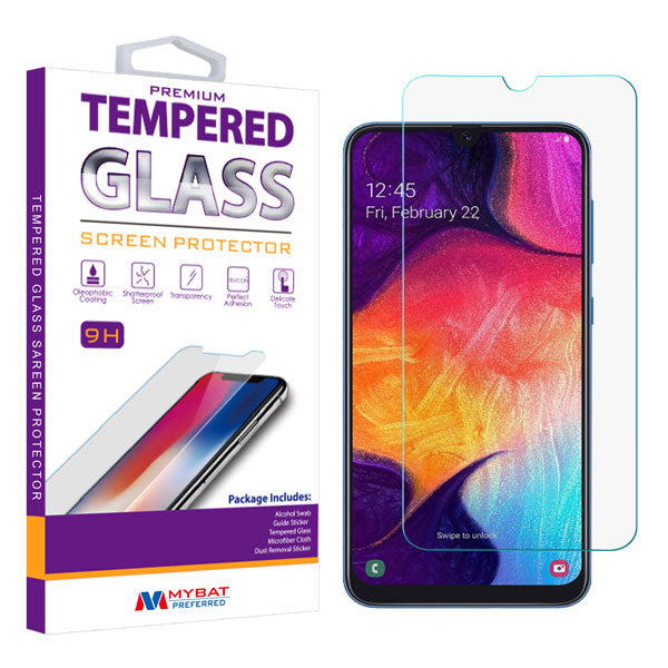 MyBat Tempered Glass Screen Protector (2.5D) for Samsung Galaxy A50 / Galaxy A20 - Clear
