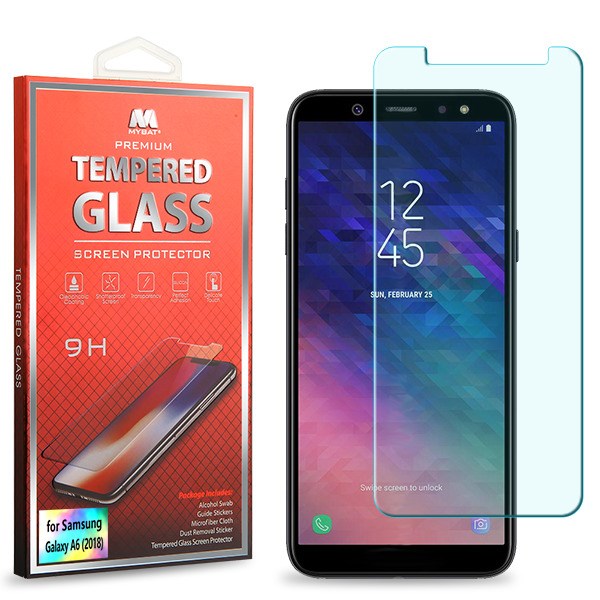 MyBat Tempered Glass Screen Protector (2.5D) for Samsung Galaxy A6 (2018) - Clear