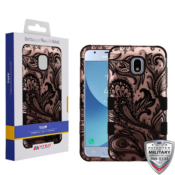 MyBat TUFF Series Case for Samsung J337 (Galaxy J3 (2018))/Galaxy J3 V/J3 3rd Gen / Galaxy J3 Star - Phoenix Flower