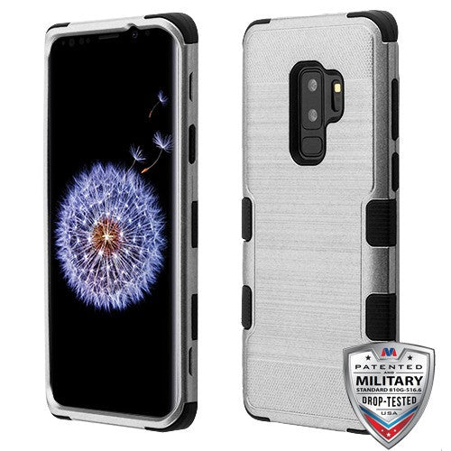 MyBat TUFF Series Case for Samsung Galaxy S9 Plus - Copper Grey Brushed / Black