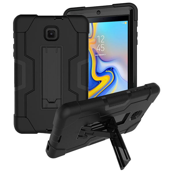MyBat Symbiosis Stand Protector Cover for Samsung T387 (Galaxy Tab A 8.0 (2018)) - Black / Black