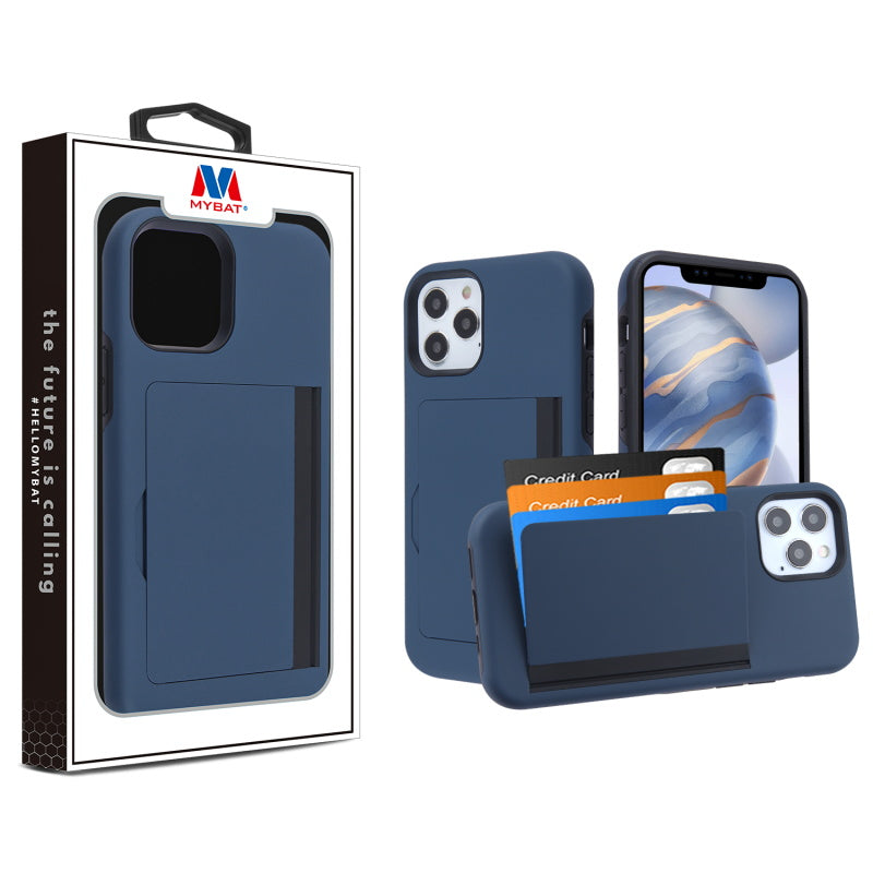 MyBat Poket Hybrid Protector Cover for Apple iPhone 12 (6.1) / 12 Pro (6.1) - Ink Blue / Black