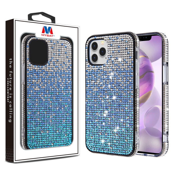 MyBat Crystals Sparks Case for Apple iPhone 12 Pro Max (6.7) - Blue Gradient