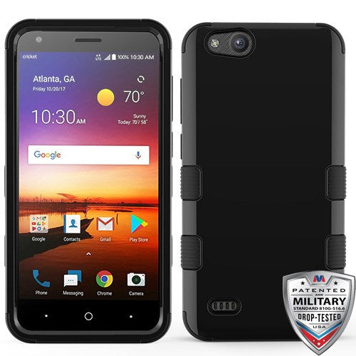 MyBat TUFF Series Case for Zte N9137 (Tempo X)/Tempo Go / Fanfare 3 - Jet Black / Black