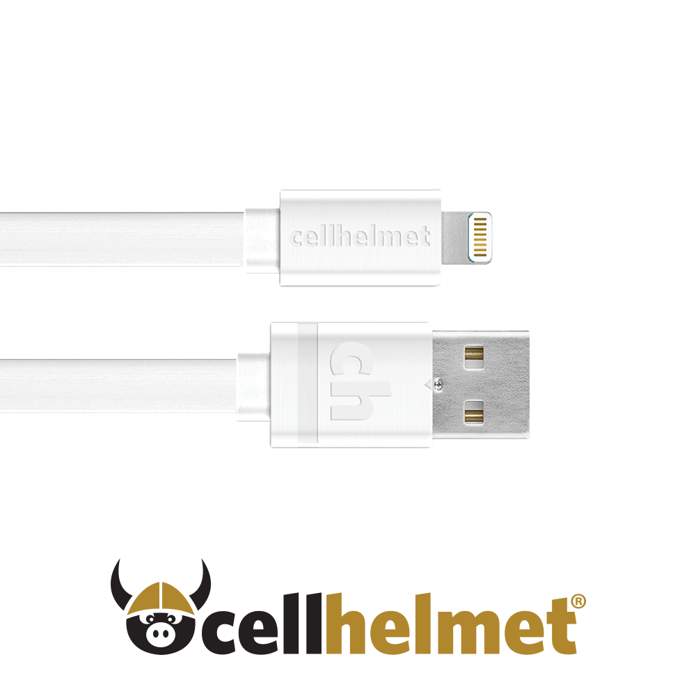 Cellhelmet 6 FT Lightning Charge / Sync Cable for Apple Products - White