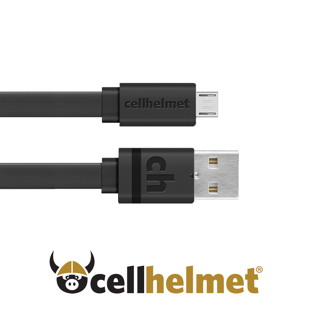 Cellhelmet 6 FT Micro USB / Sync Cable for Android Devices - Black