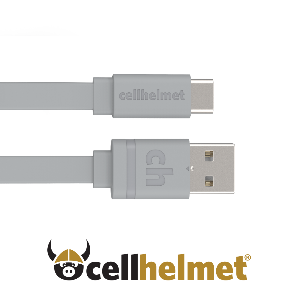 Cellhelmet Type-C To Type-A USB Charge / Sync Cable / 3 FT - Gray