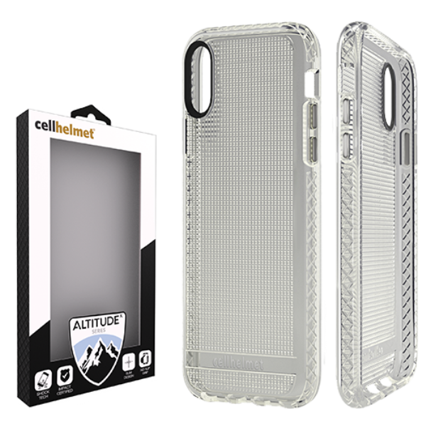 Cellhelmet Altitude X Series Case for Apple iPhone XS Max - Clear