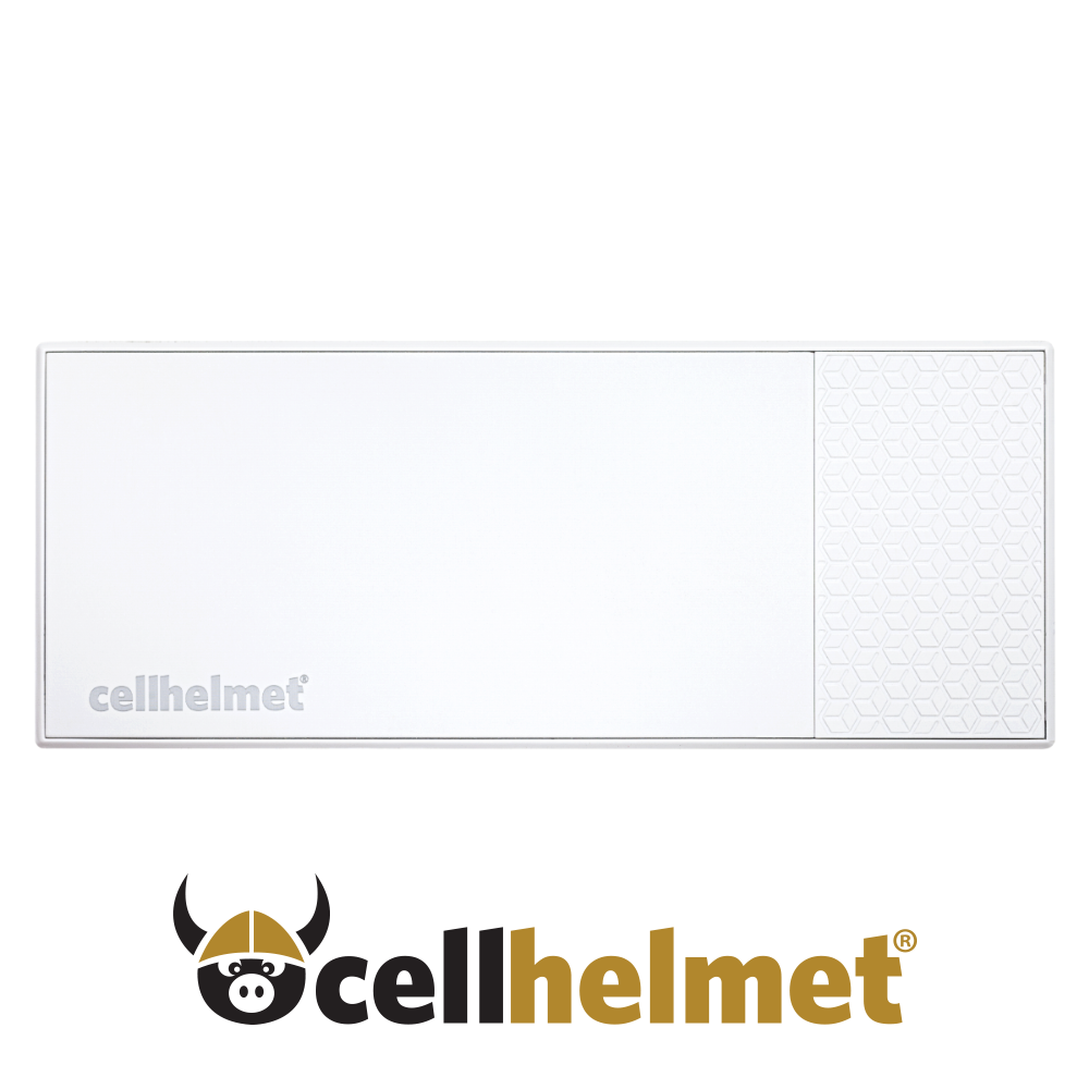 Cellhelmet 3,000 mAh Power Bank Portable Battery Charger w/ Charging Cable - White