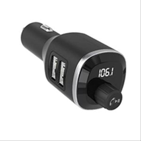 Scosche Universal Bluetooth Digital FM Transmitter w/ Dual USB Ports - Black